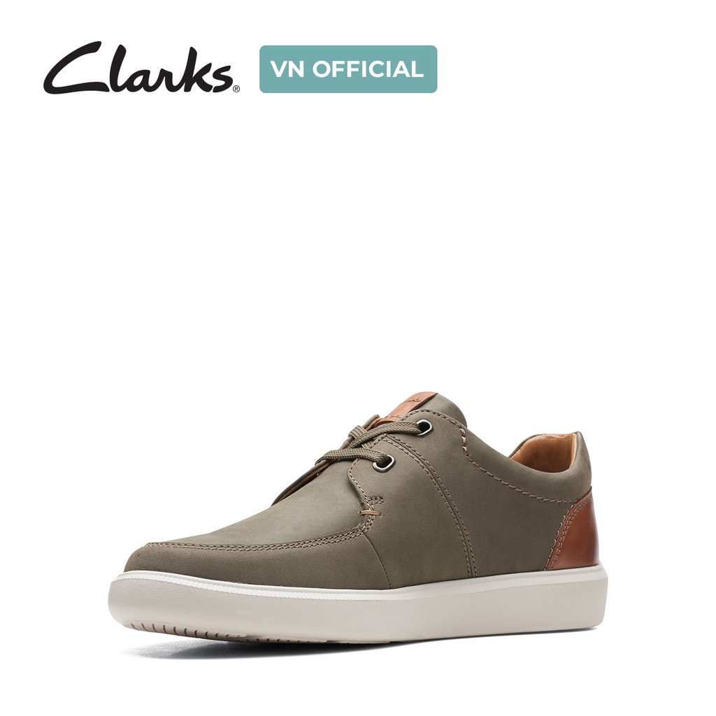 Giày Sneaker Nam CLARKS Cambro Lace màu Xanh Olive