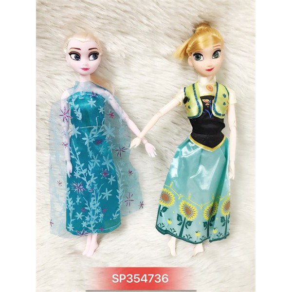 Túi búp bê khớp Frozen 2C Elsa + Anna HGG (Túi)