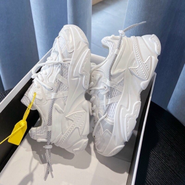 Giày thể thao Sneaker nữ phối màu dây phản quang mới S88