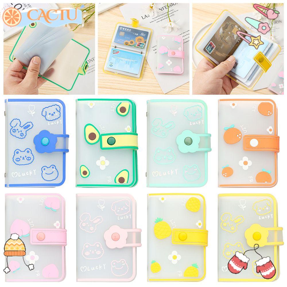 Ví Đựng Thẻ ID / Tên Cỡ Nhỏ Họa Tiết Trái Cây Dễ Thương Cho Học Sinh