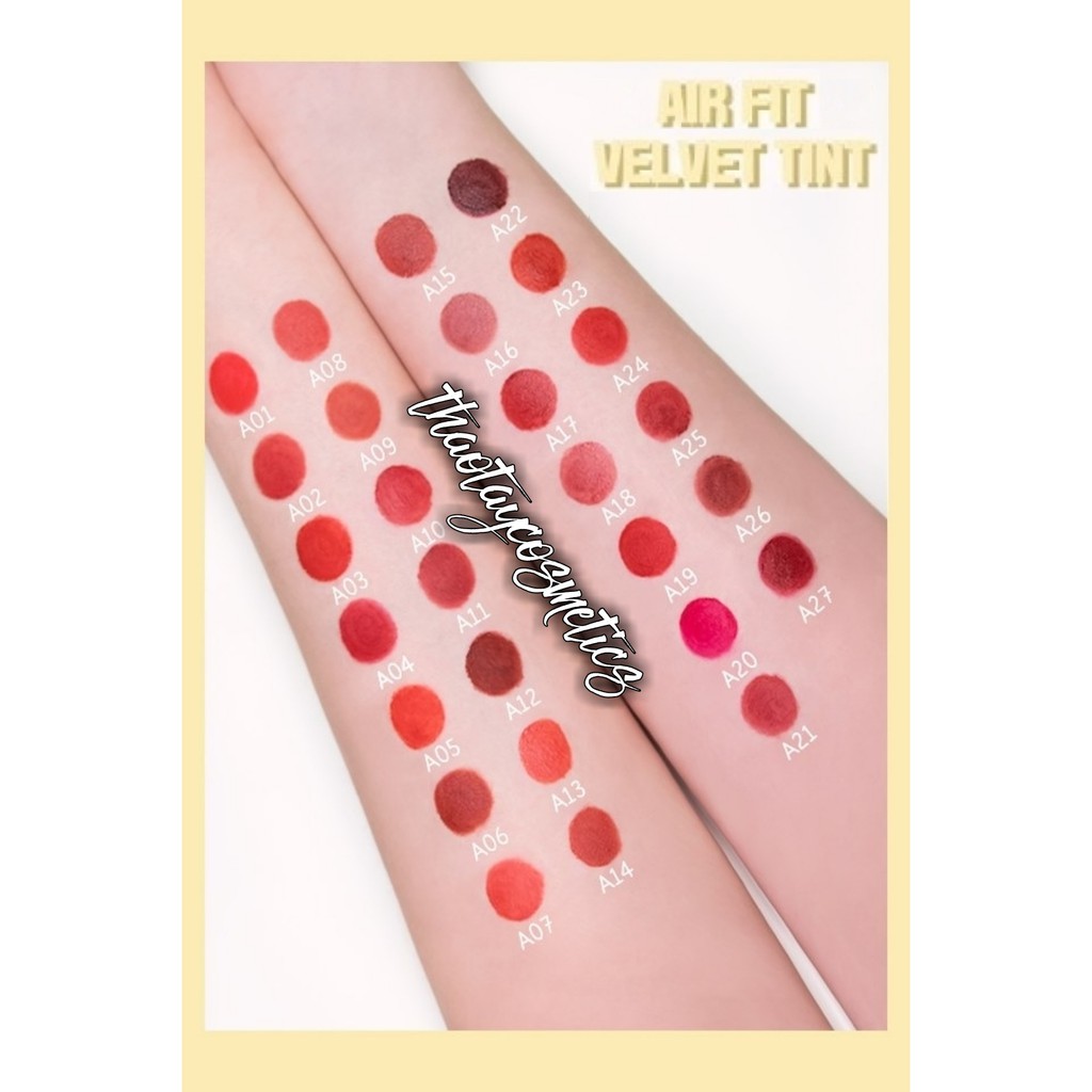 [Sale xả kho/Auth] Son kem lì Black Rouge Air Fit Velvet Tint Version 1~6 | BigBuy360 - bigbuy360.vn