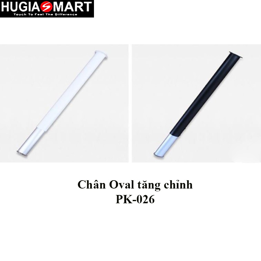 Chân bàn hình oval tăng chỉnh 75cm -phụ kiện nội thất