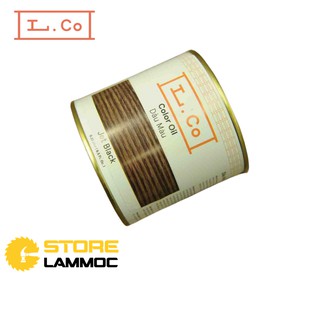 [0.25L] L.Co Color Oil JetBlack - Dầu màu L.Co màu đen tuyền - Dầu màu gỗ cao cấp, an toàn cho sức khỏe