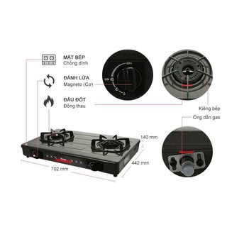 BẾP GA ĐÔI RINNAI RV-715SLIM