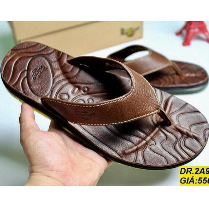 Dép Da Nam Quai Kẹp,  Dép Dr.Packer Chính hãng