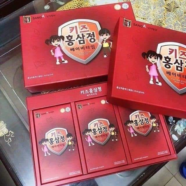 SangA Kids Red Ginsen BabyTime - Nước Hồng Sâm Cho Bé