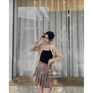 Áo khoác cardigan len mongtoghi mỏng