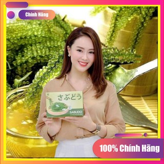 [Free ship - Chính Hãng] Rong Nho Biển Tách Nước SABUDO - 1 hộp 12 gói - tặng 1 chai mè rang