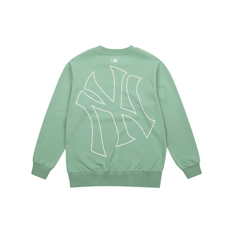 Hàng Mới Về Áo sweater Dáng Rộng Mlb NY Thời Trang Thu Đông Dành Cho Nam Và Nữ MT05