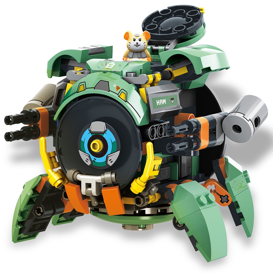 Set 227 Khối Lắp Ráp Mô Hình Nhân Vật Rô Bốt Trong Overwatchs