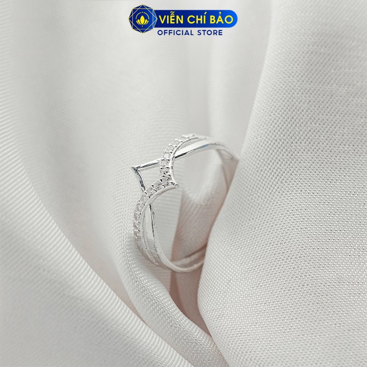 Nhẫn bạc nữ Cute Bow chất liệu bạc 925 thời trang phụ kiện trang sức nữ thương hiệu Viễn Chí Bảo N400513