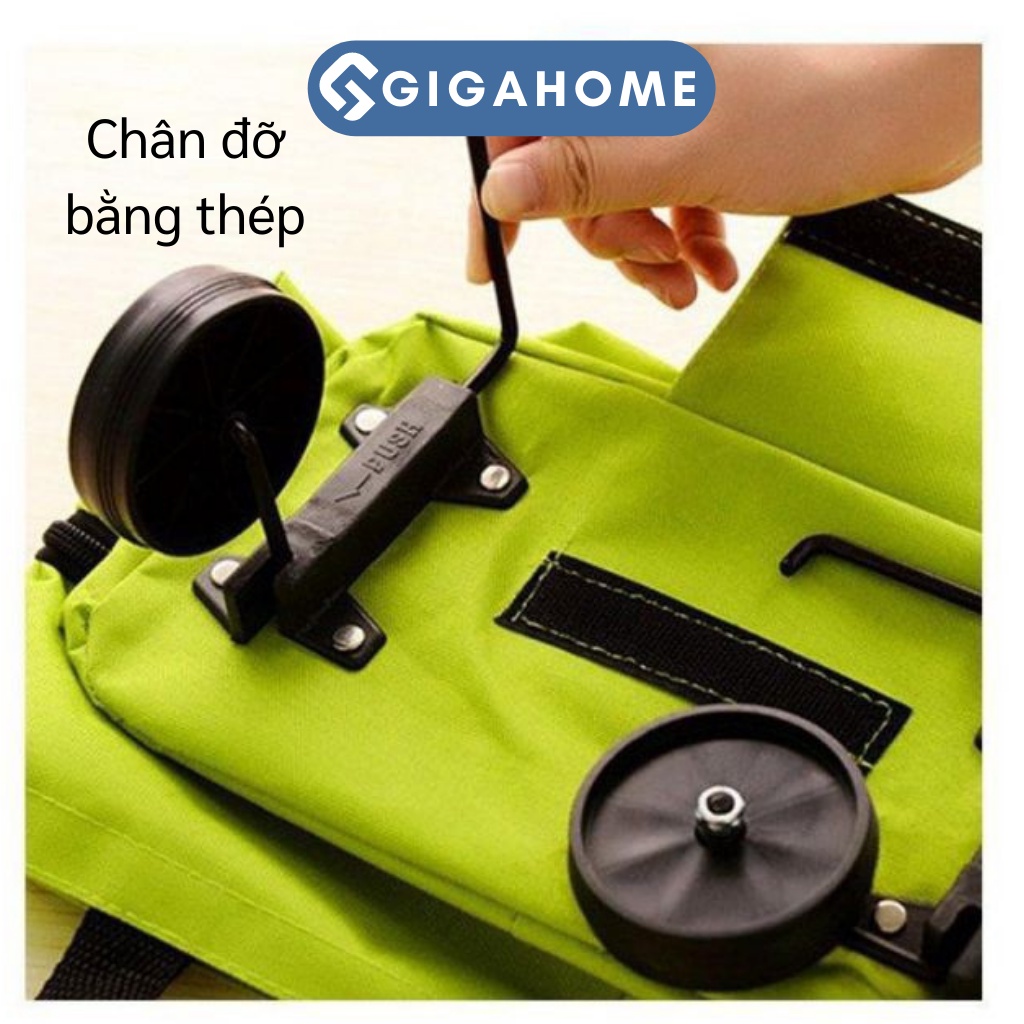 Xe Kéo Đi Chợ Dạng Túi Dài Có Bánh Xe GIGAHOME Chống Thấm Nước Tiện Lợi 4011
