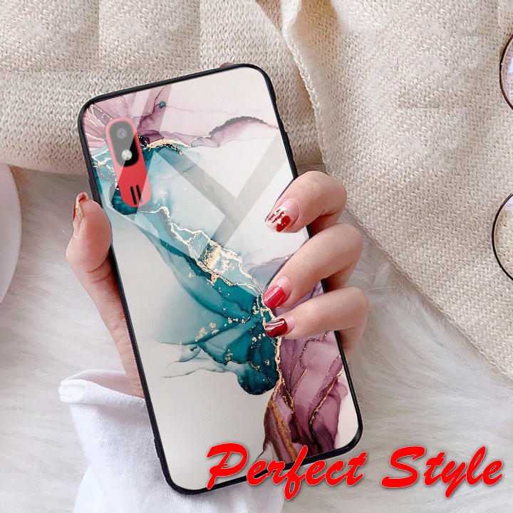 Ốp Lưng Phủ Bóng Vân Đá Tecno pova 2 3 Spark 7 7T / Spark 6 go Spark 8c