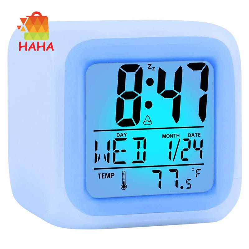 Đồng hồ điện tử để bàn kỹ thuật số cho bé trai bé gái