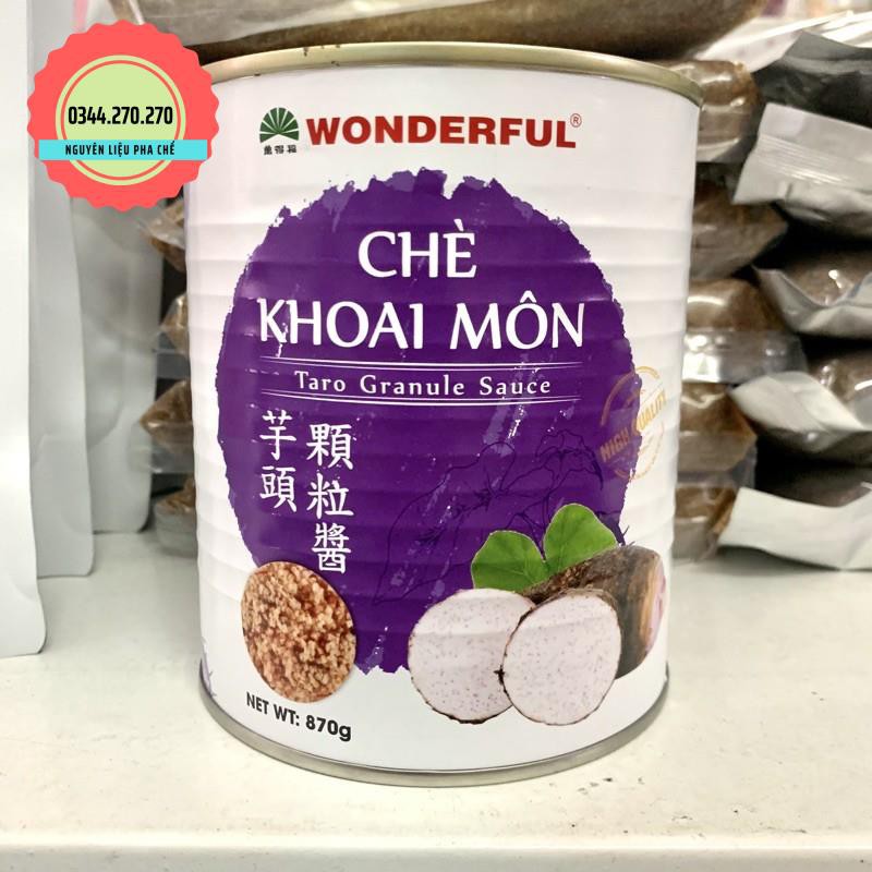Chè khoai môn Wonderful 870gr