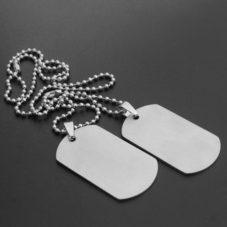 Dây chuyền nam dogtag thẻ bài quân đội - DN64a
