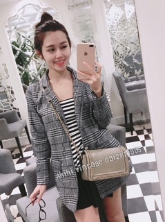 áo khoác dạ 2 lớp dày dặn 