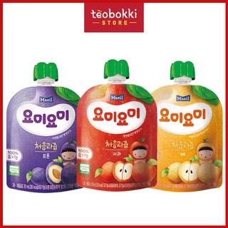 Nước ép trái cây hữu cơ Maeil Yummy Yummy nhiều vị (lê,táo,mận khô)