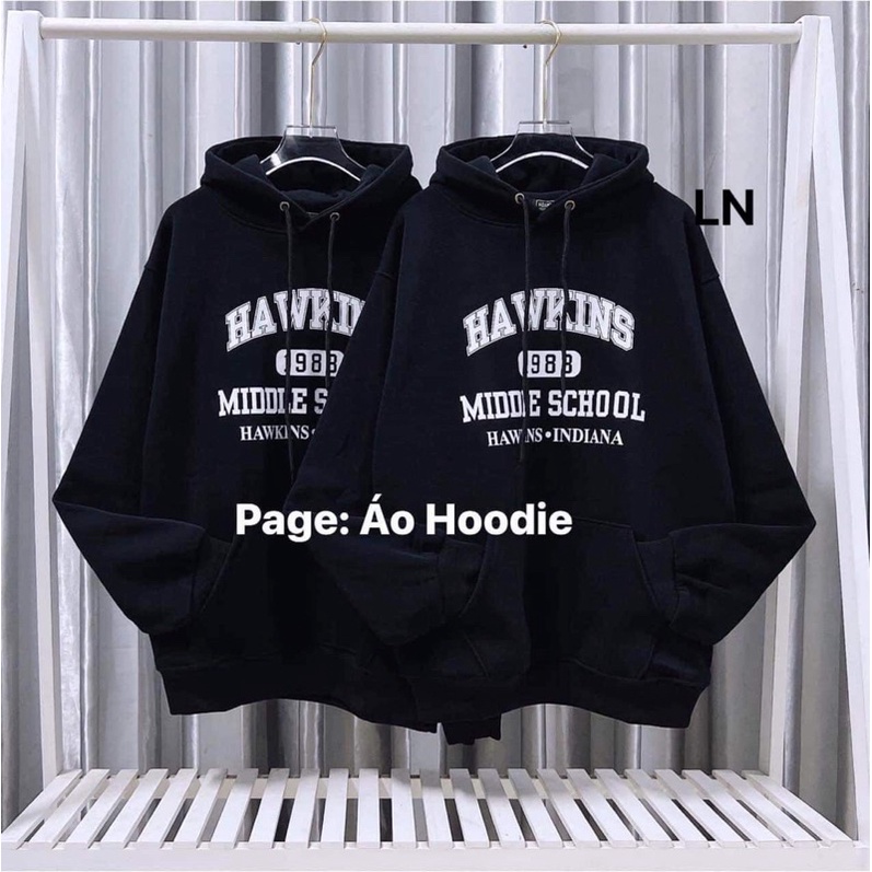 Áo hoodie HAWKIN MŨ 2 lớp DA6