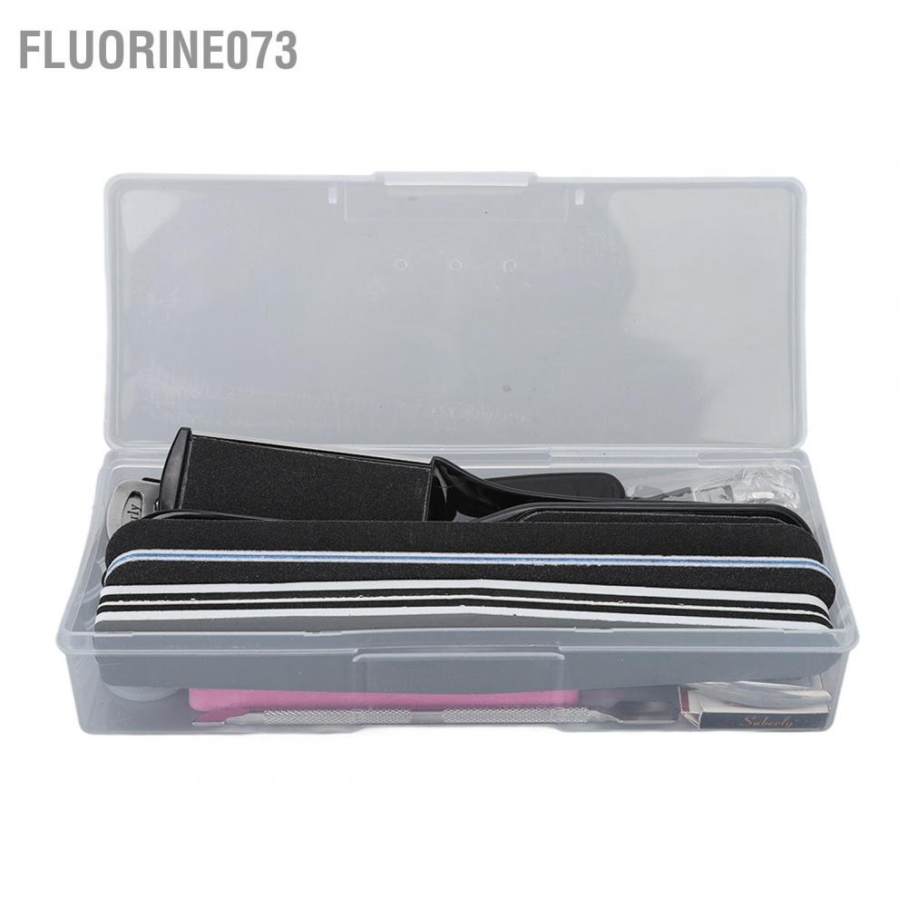 Fluorine073 22 cái Bộ móng chân chăm sóc bằng thép không gỉ Loại bỏ da chết Móng tay làm