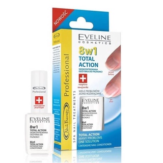 Dưỡng móng Eveline 8in1 phục hồi móng hiệu quả
