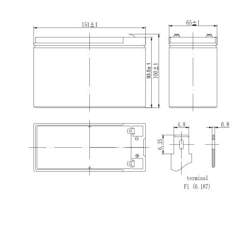 💥Ắc Quy Vision 12V 7Ah CP1270 - Chuyên Dùng Cho UPS - Hàng Chính Hãng