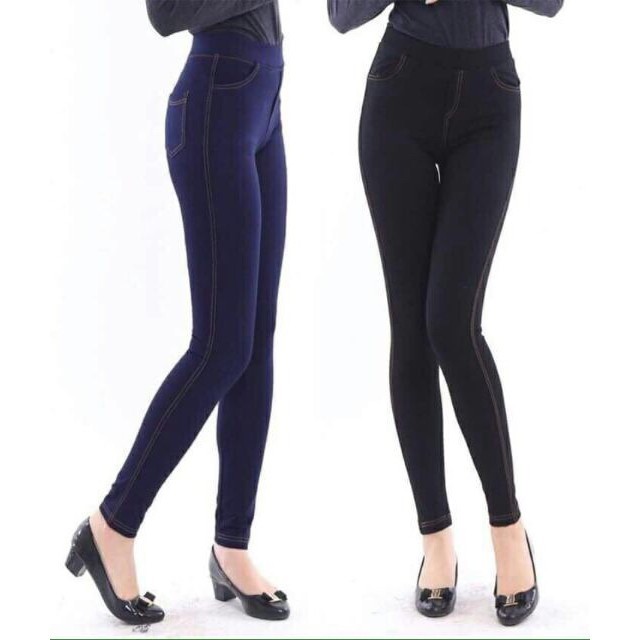 Quần Leggings giả jean cotton co giãn 4 chiều | BigBuy360 - bigbuy360.vn