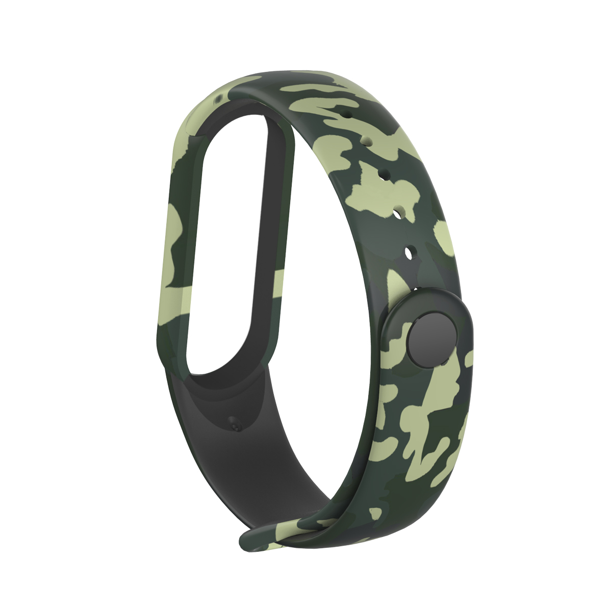 Dây Đeo Silicon Màu Rằn Ri Dành Cho Đồng Hồ Thông Minh Xiaomi Mi Band 5 Miband 5 6