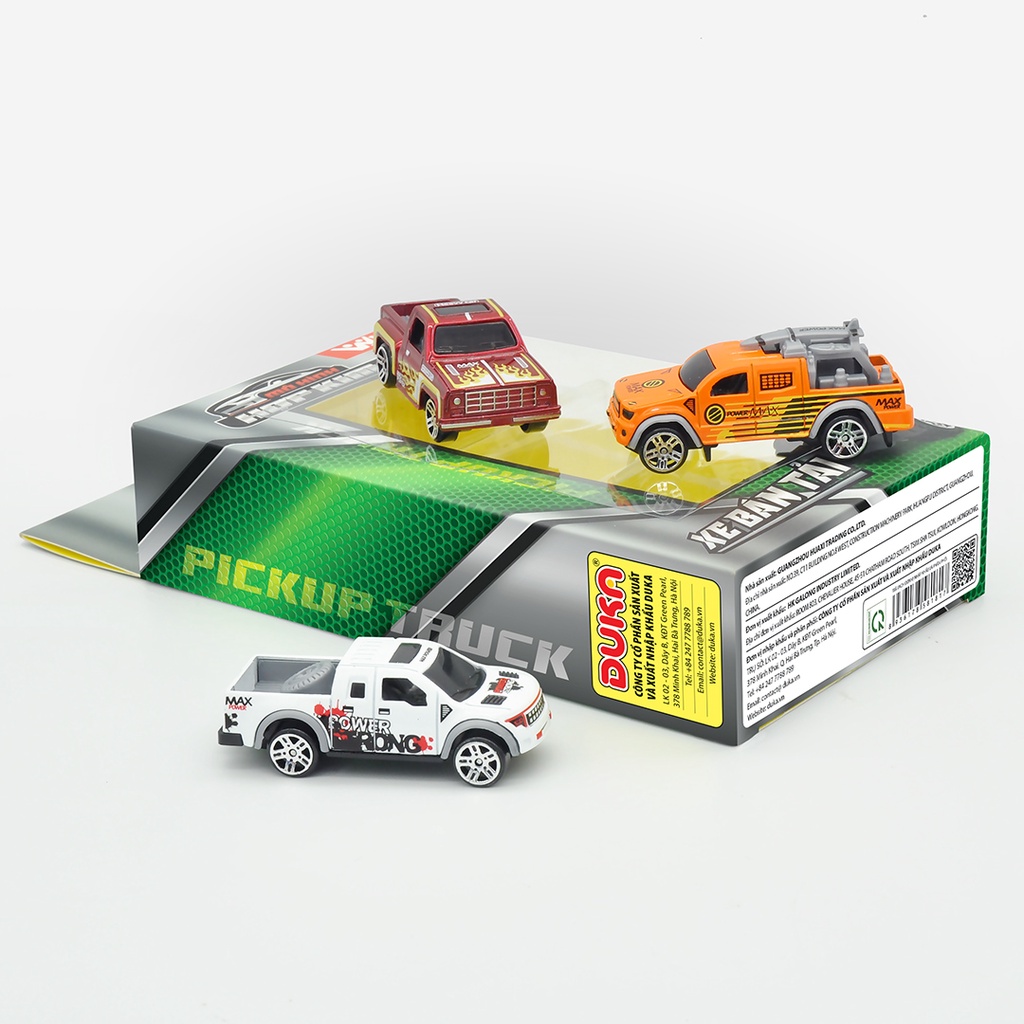 Mô Hình Hợp Kim - Xe Bán Tải DK81107 - Duka