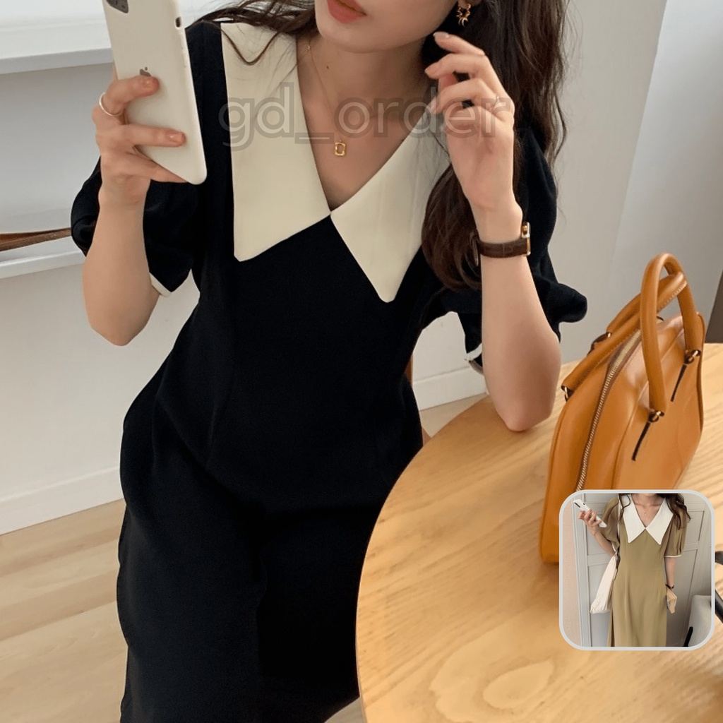D43|Đầm nữ thanh lịch phong cách hàn quốc cho công sở gd_order