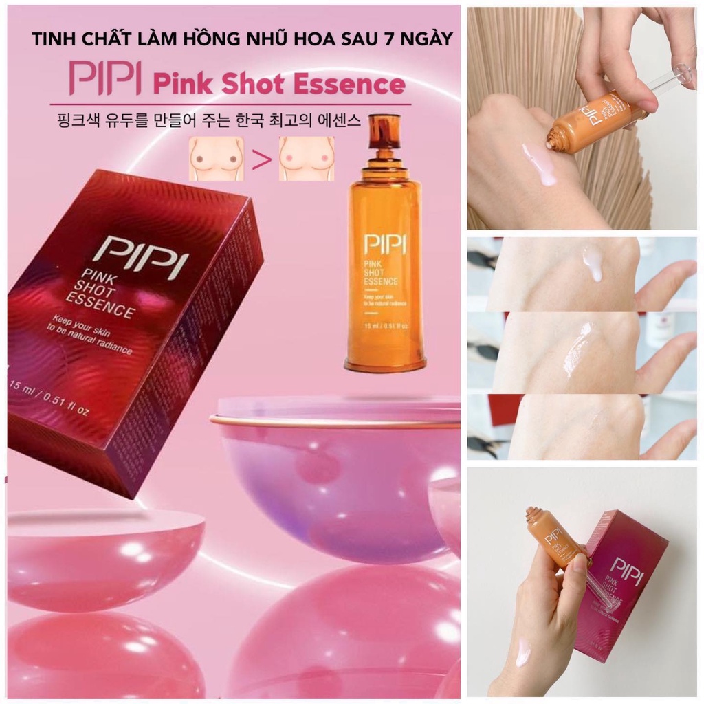 TINH CHẤT LÀM HỒNG NHŨ HOA PIPI PINK SHOT ESSENCE GENIE 15ML CHÍNH HÃNG - 10222