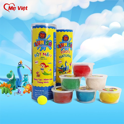 Đất Nặn Bột Nặn An Toàn Cho Bé Lumisa - Hộp 300gr