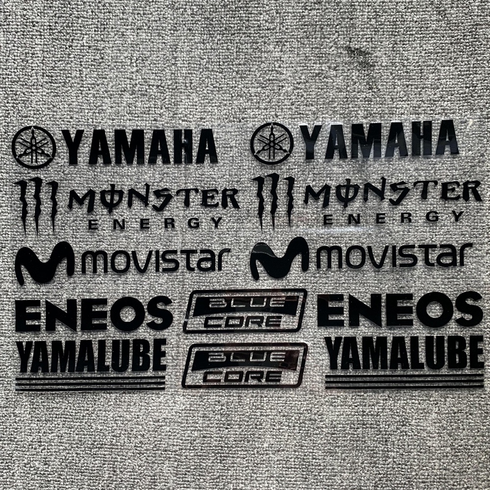 Miếng Dán Phản Quang Màu Xanh Lá/Bạc Phản Quang Cho Xe YAMAHA SS110 Y100 SS2 Y80 Y15 F310 NVX R15