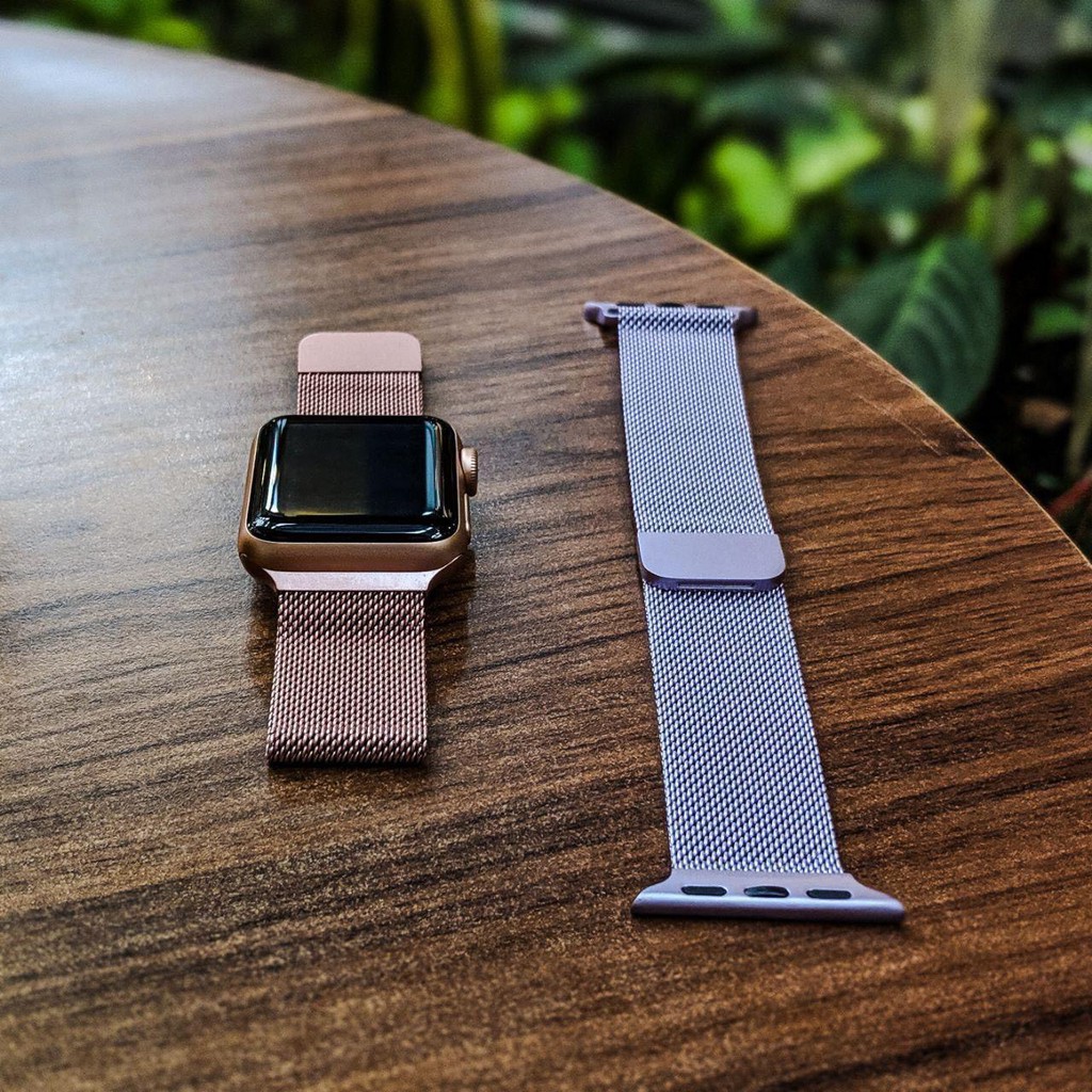 [Mã 2404EL10K giảm 10K đơn 20K] Dây Apple Watch Thép Chống Gỉ cho Apple Watch ( Milanese Loops) 38/40, 42/44