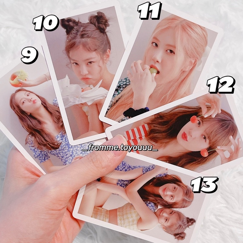 BLACKPINK Welcoming Collection thẻ ảnh photocard chính hãng