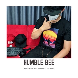 Áo thun black man with the moon - streetstyle/unisex