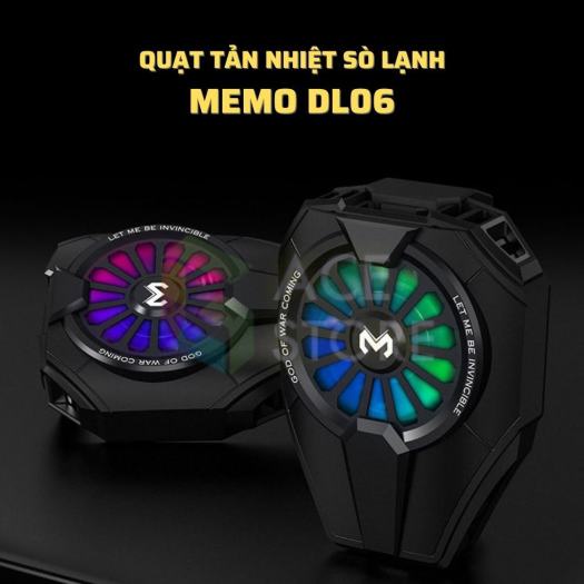 Quạt Tản Nhiệt Điện Thoại DL05, DL06 Làm Mát Bằng Sò Lạnh Siêu Mát, Có Đèn Led Và Màn Hình Hiển Thị Nhiệt Độ