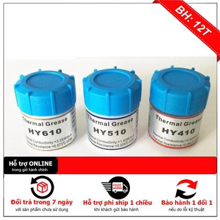 [1 đổi 1] Keo tản nhiệt CPU lọ HY510 - Lọ nhỏ - Làm mát CPU có trọng lượng lớn
