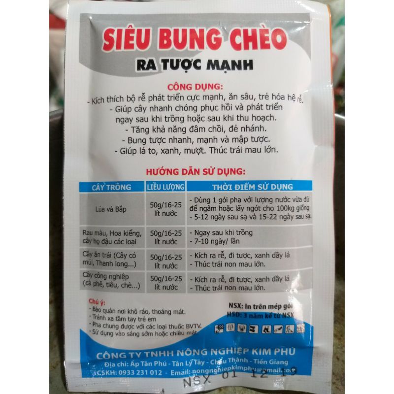 (Q.8 - GIAO 1-3H) Phân bón lá SIÊU BUNG CHÈO, RA TƯỢC MẠNH.