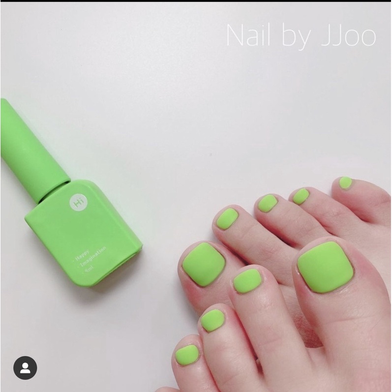 Sơn gel cao cấp Hàn Quốc Hi gel nail tone màu xanh lá _green[ GIÁ LẺ 1 CHAI]