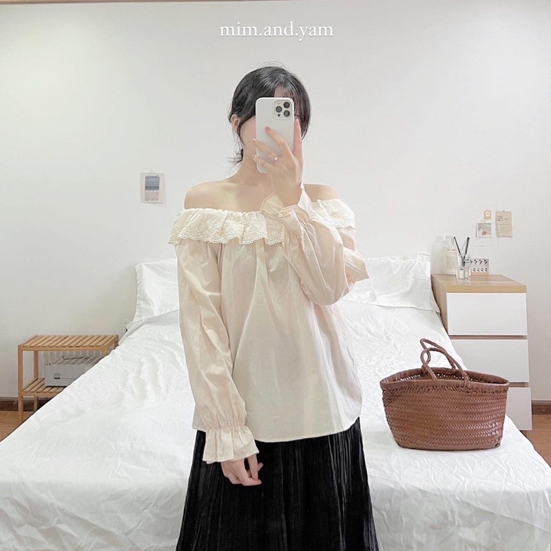 Áo đũi phối ren