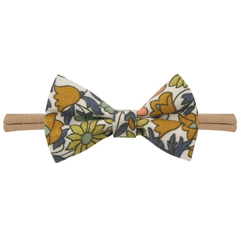 Băng Đô Cotton Co Giãn In Họa Tiết Dễ Thương Dành Cho Bé Gái