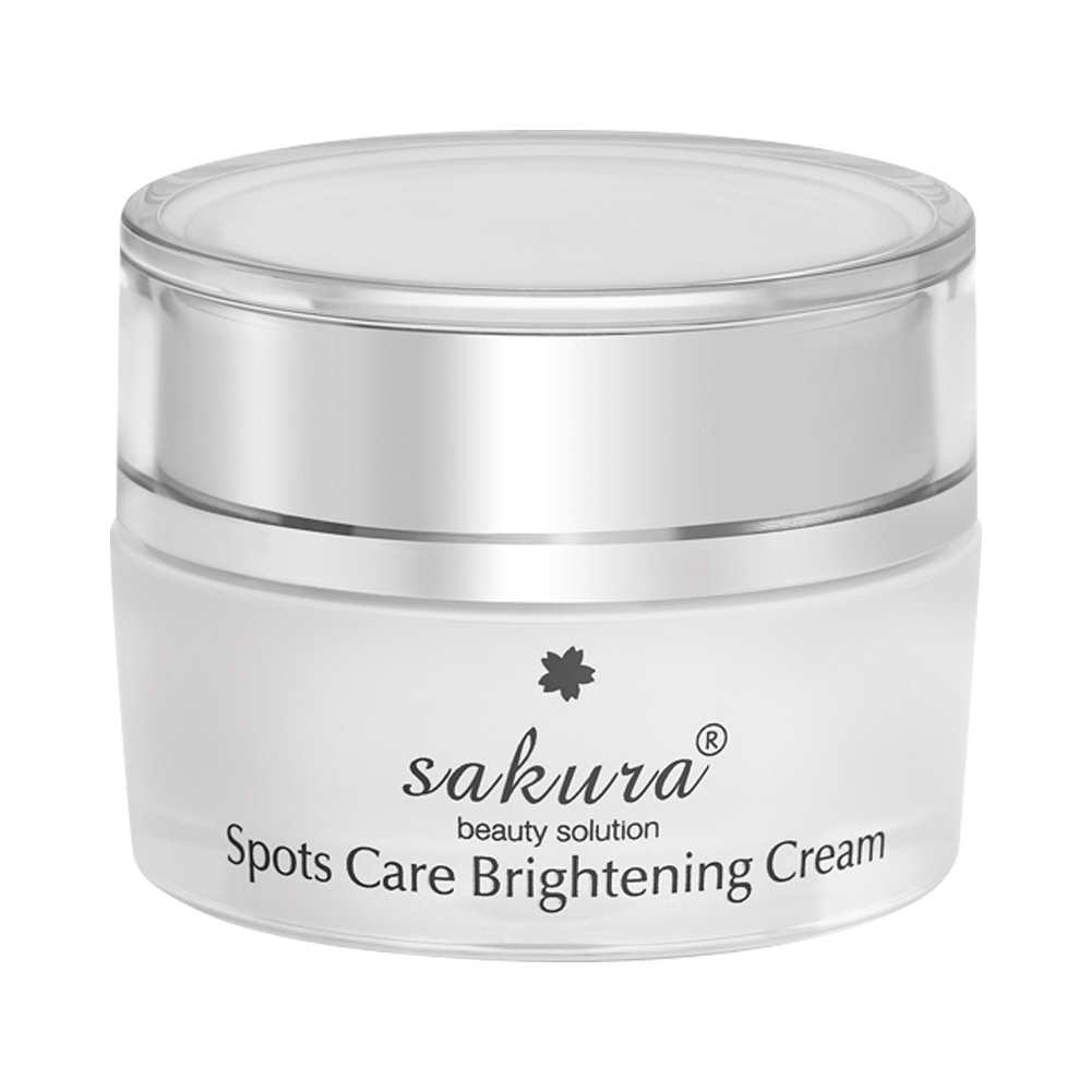Kem dưỡng da trắng sáng Sakura Spots Care Brightening Cream mờ nám sạm 45 gr - AJA'S SKINLAB