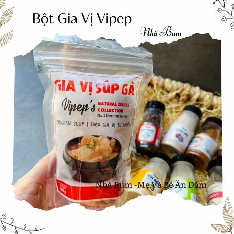 Gia vị soup gà, gà hầm Vipep