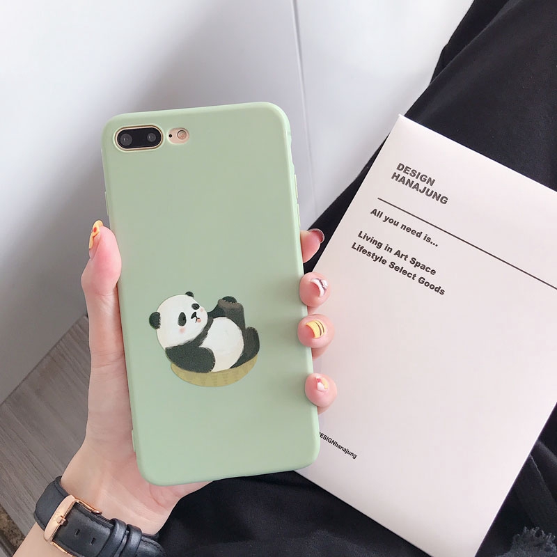 Ốp điện thoại TPU mềm dễ thương cho iPhone 6 6S 7 8 6plus 6Splus 7Plus 8Plus X XR XS