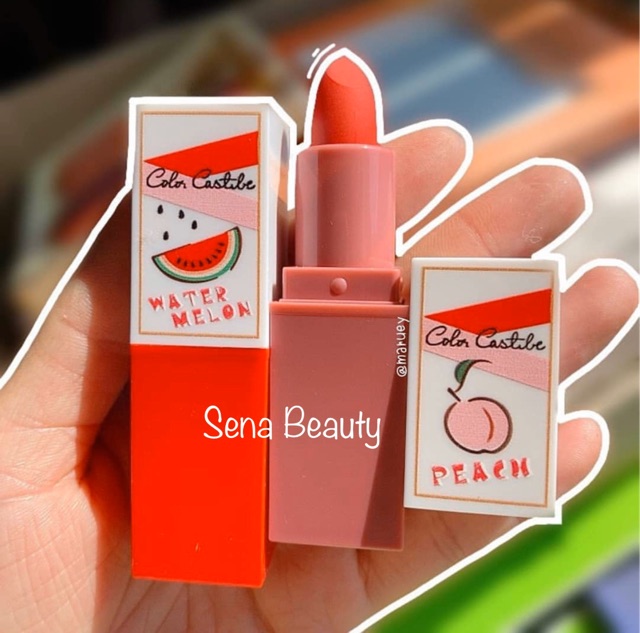 Son Thỏi [FREE SHIP] Son Thỏi Lì Kiss Beauty Hoa Quả Fruit Matte Lipstick Mẫu Mới Đẹp [sonthoili] | BigBuy360 - bigbuy360.vn