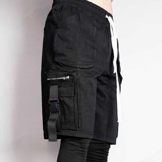 Quần Đùi Kaki Nam Cao Cấp Co Giãn, Dày Dặn, Túi Hộp Zip Có Khóa Gài Cá Tính, Thoải mái, Năng Động. Thời Trang SK007