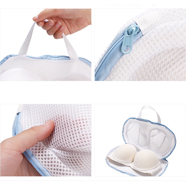 Túi Lưới Giặt Áo Lót, Đồ Lót - Túi Giặt Áo Ngực Chuyên Dụng Vải Dày - Túi Đựng Quần Áo Cho Máy Giặt