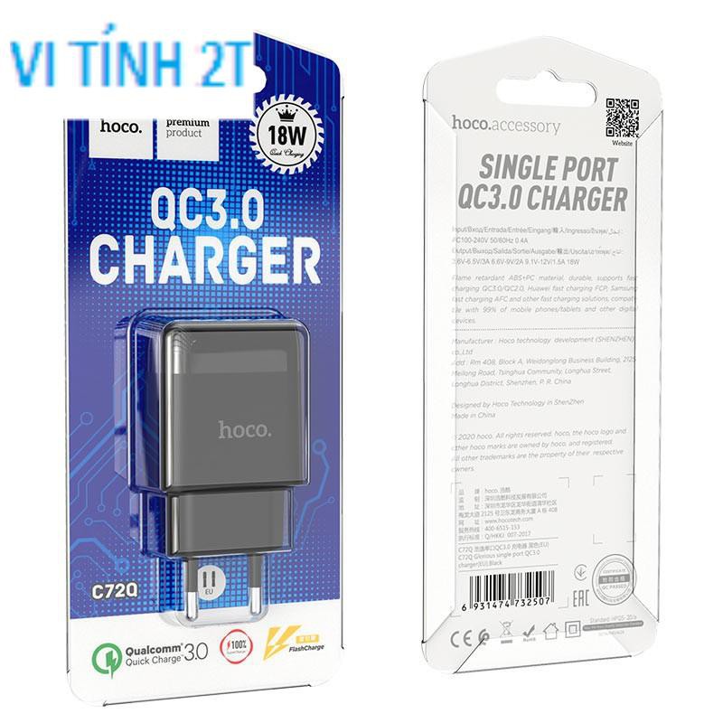 Củ Sạc Nhanh Hoco C72Q sạc nhanh 18w