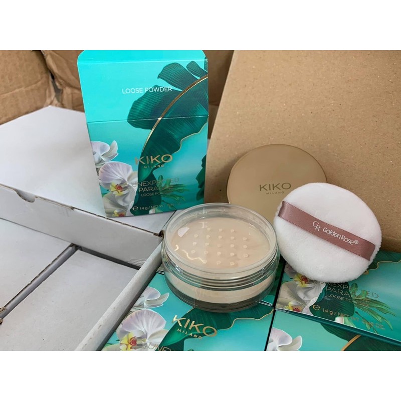 Phấn phủ bột kiềm dầu hữu cơ KIKO Loose Powder 14g | BigBuy360 - bigbuy360.vn